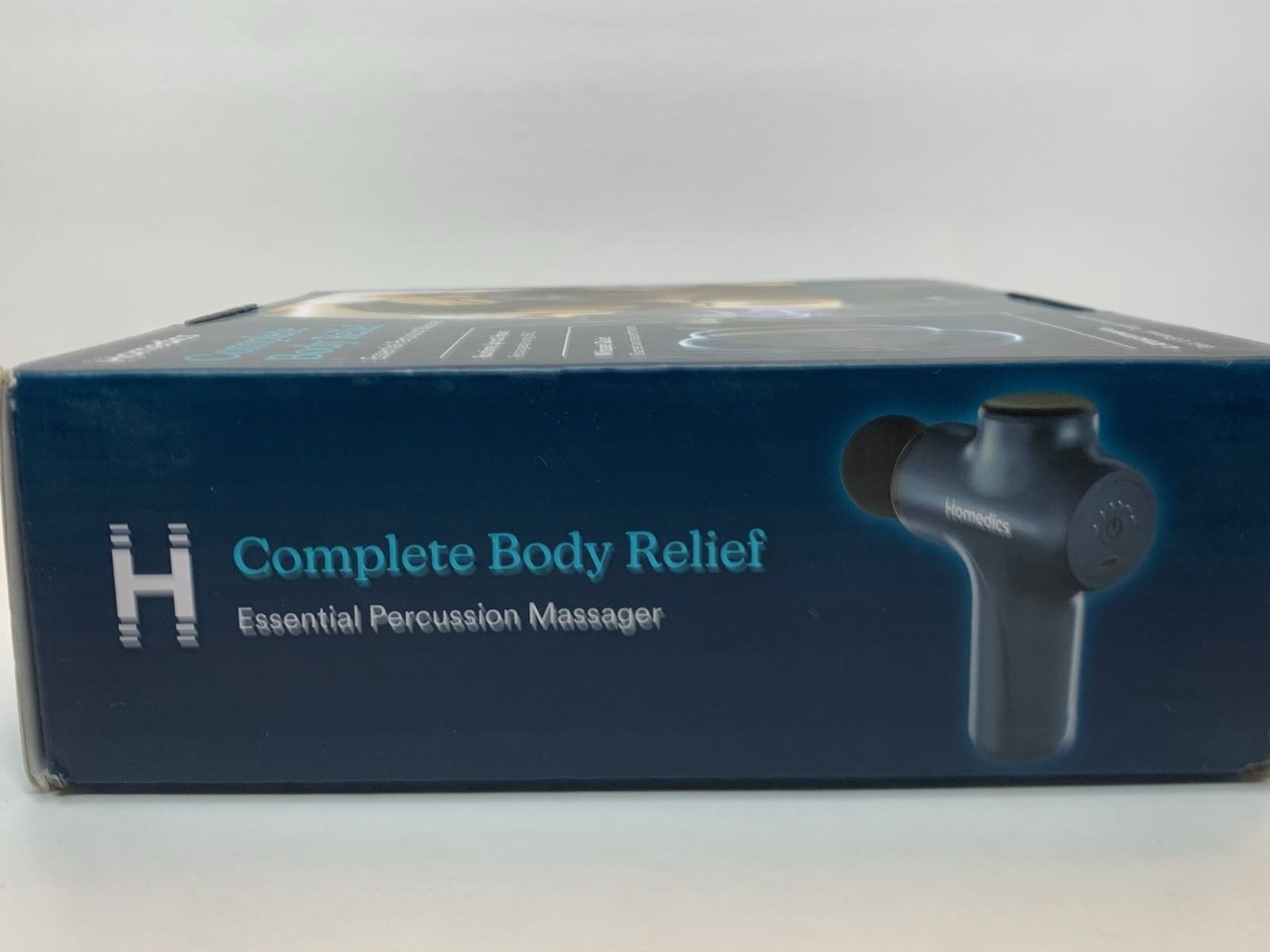 Homedics Essential Percussion Massager w/4 Attachment Heads, Complete Relief NEW