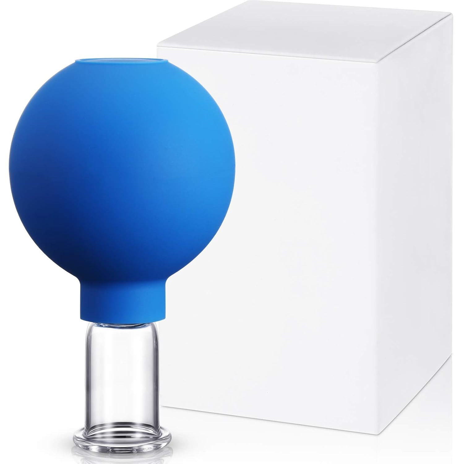 Facial Cupping Cup Glass Face Cup Silicone Cupping Massage Vacuum Suction Mug fo