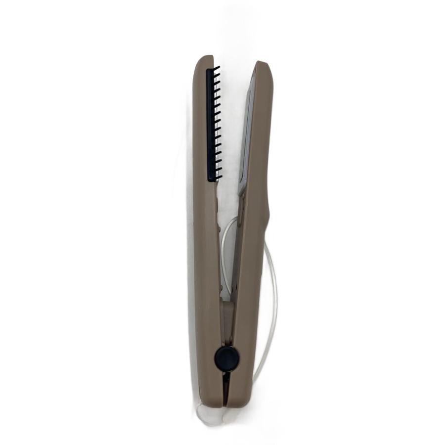 YA-MAN HC-21G Shine Pro Ultrasonic Hair Treatment Iron Device Greige Cordless