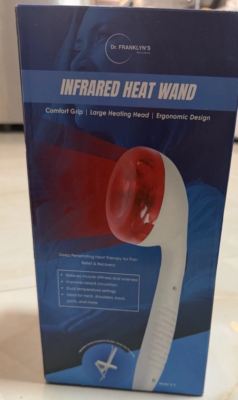Dr. Franklyn’s Wellness Infrared Heat Wand Heated Handheld Corded Back/Neck