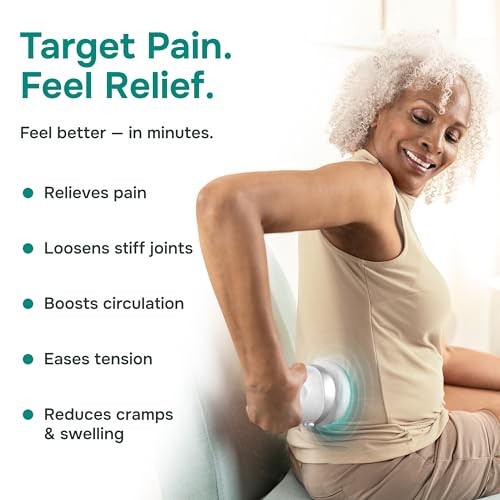 Vibro Sculpt Handheld Massager with Arnica Turmeric Gel