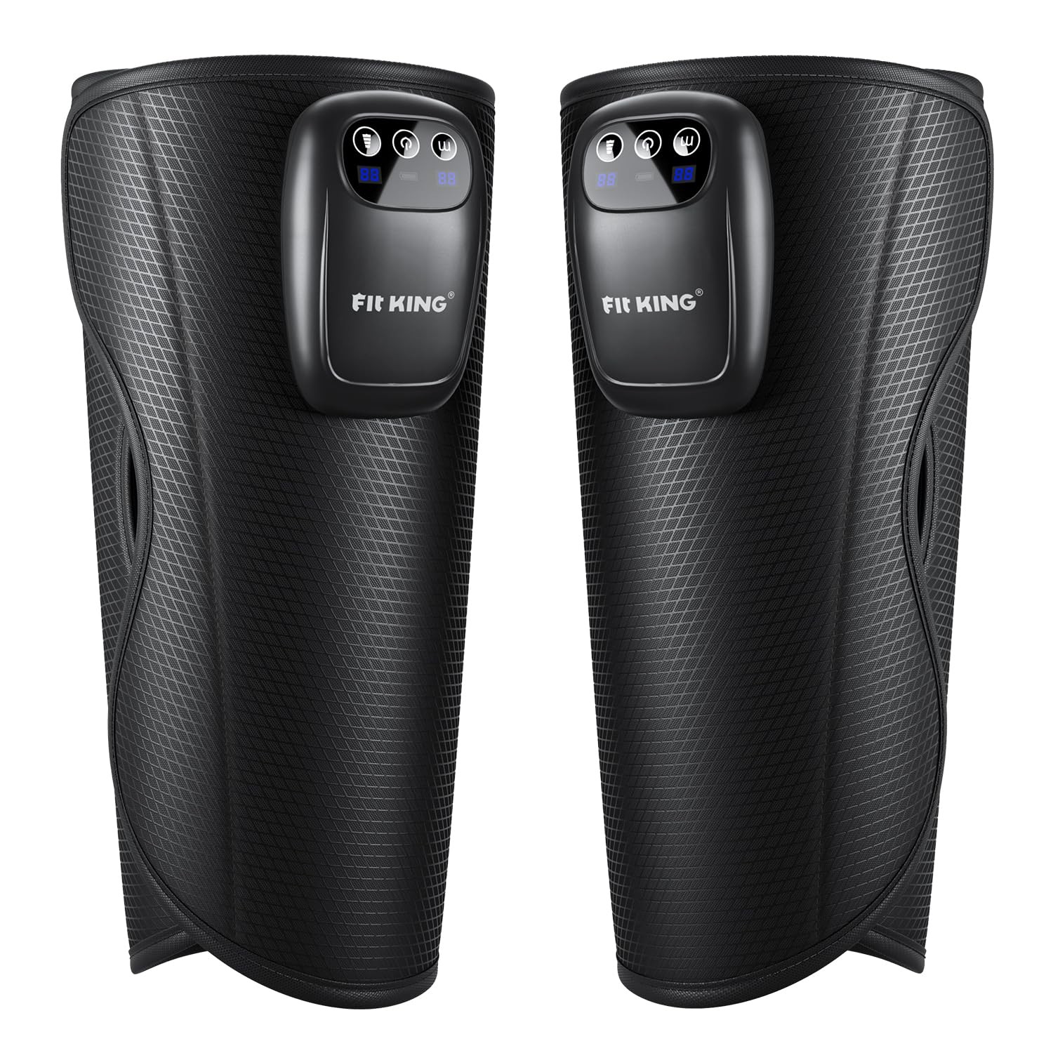 FIT KING Upgraded Cordless Calf Massager, Classic Black