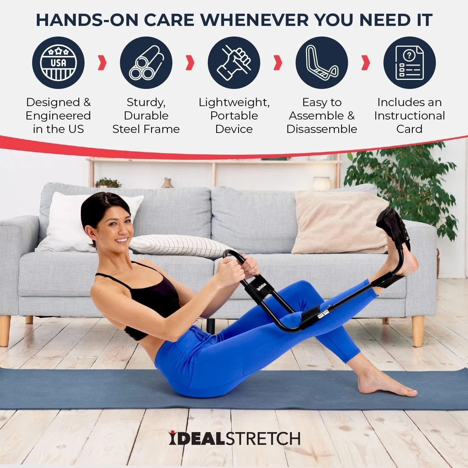 Leg Stretcher & Hamstring Stretcher – Ideal for Pain Relief & Flexibility