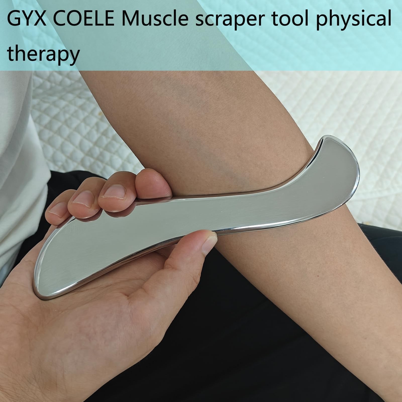 Muscle Scraper IASTM Tool Set 6 Stainless Steel Tools – Deep Tissue Massage Kit