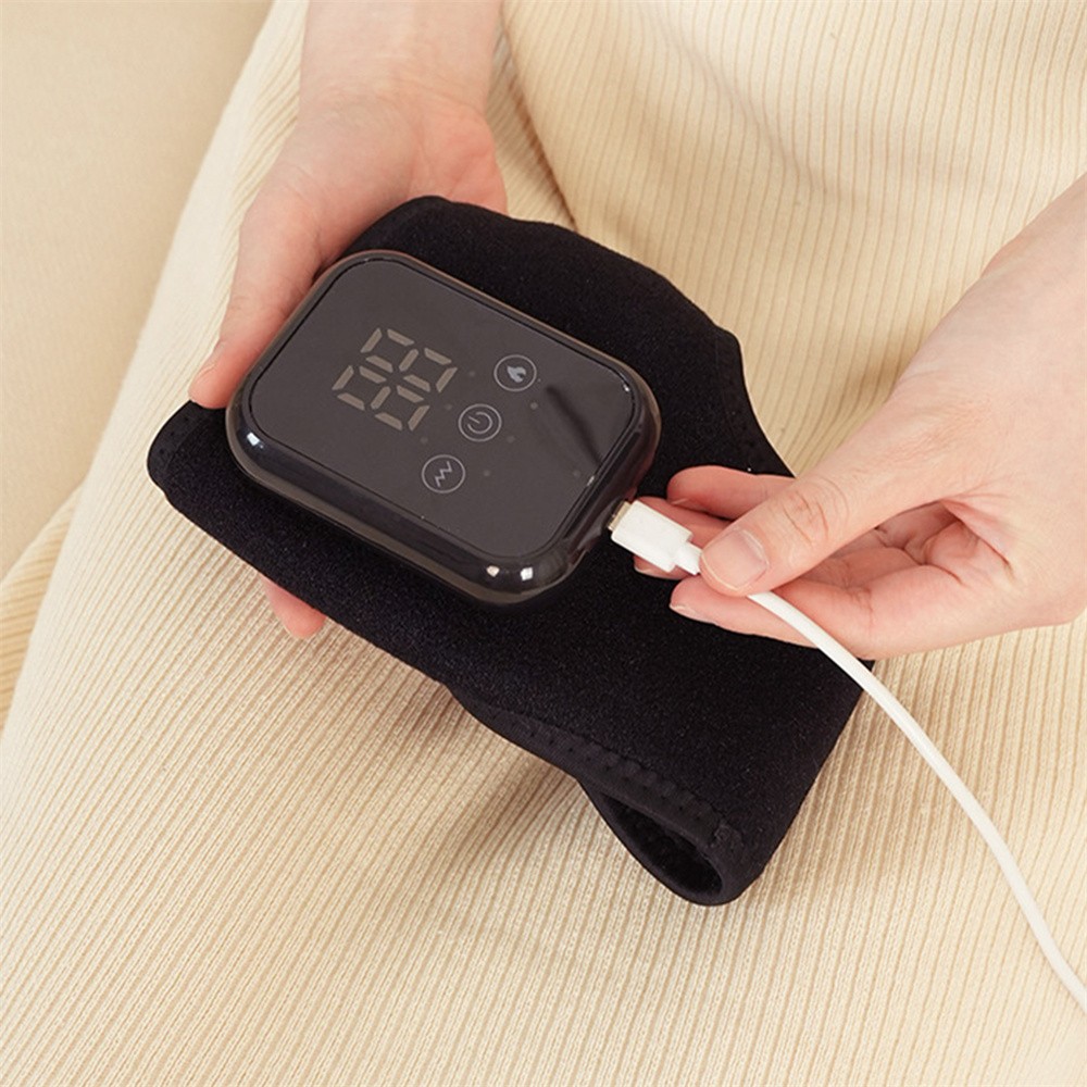 1-2PCS Foot Ankle Massager Vibration Infrared Thermal Joint Sprain Pain Relieve