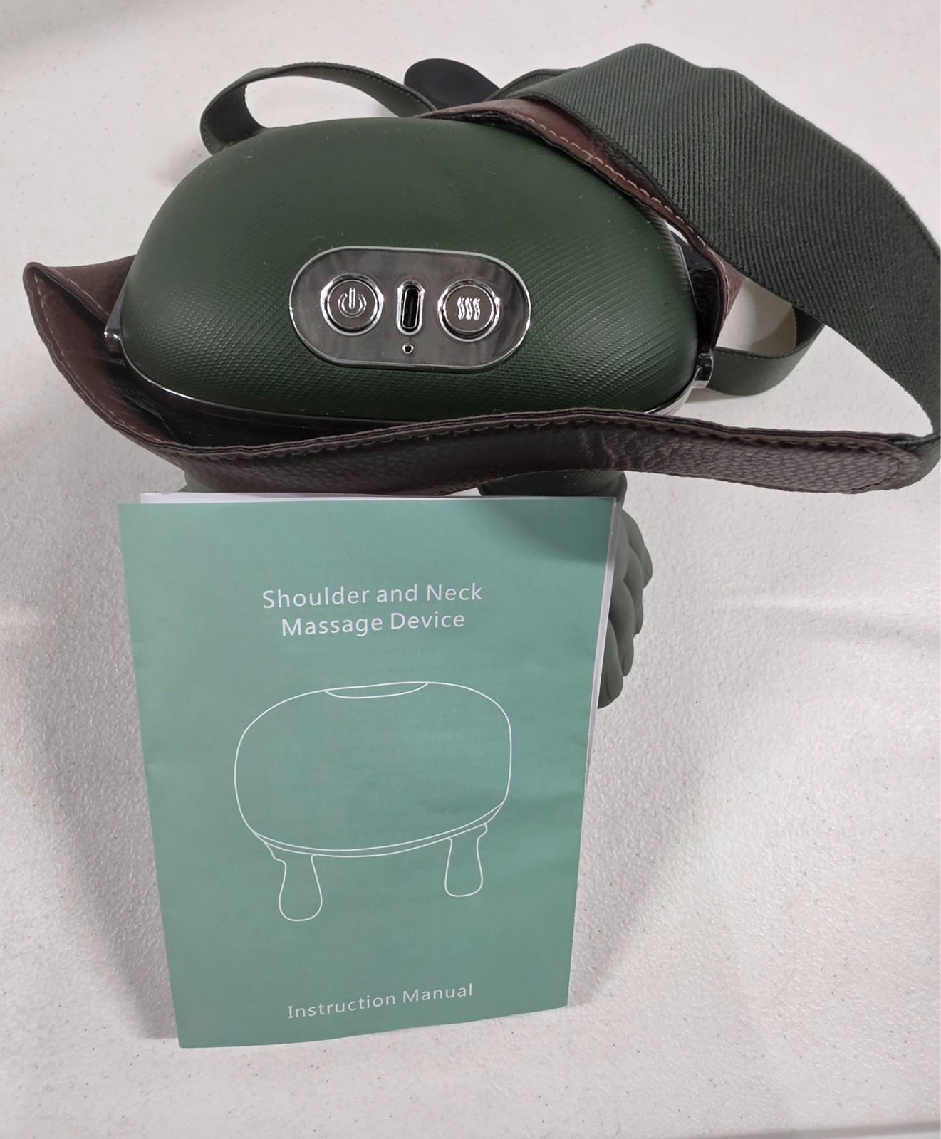 Shoulder & Neck Massager, Bionic Heated Neck Massager with Fingers, 4D Kneading