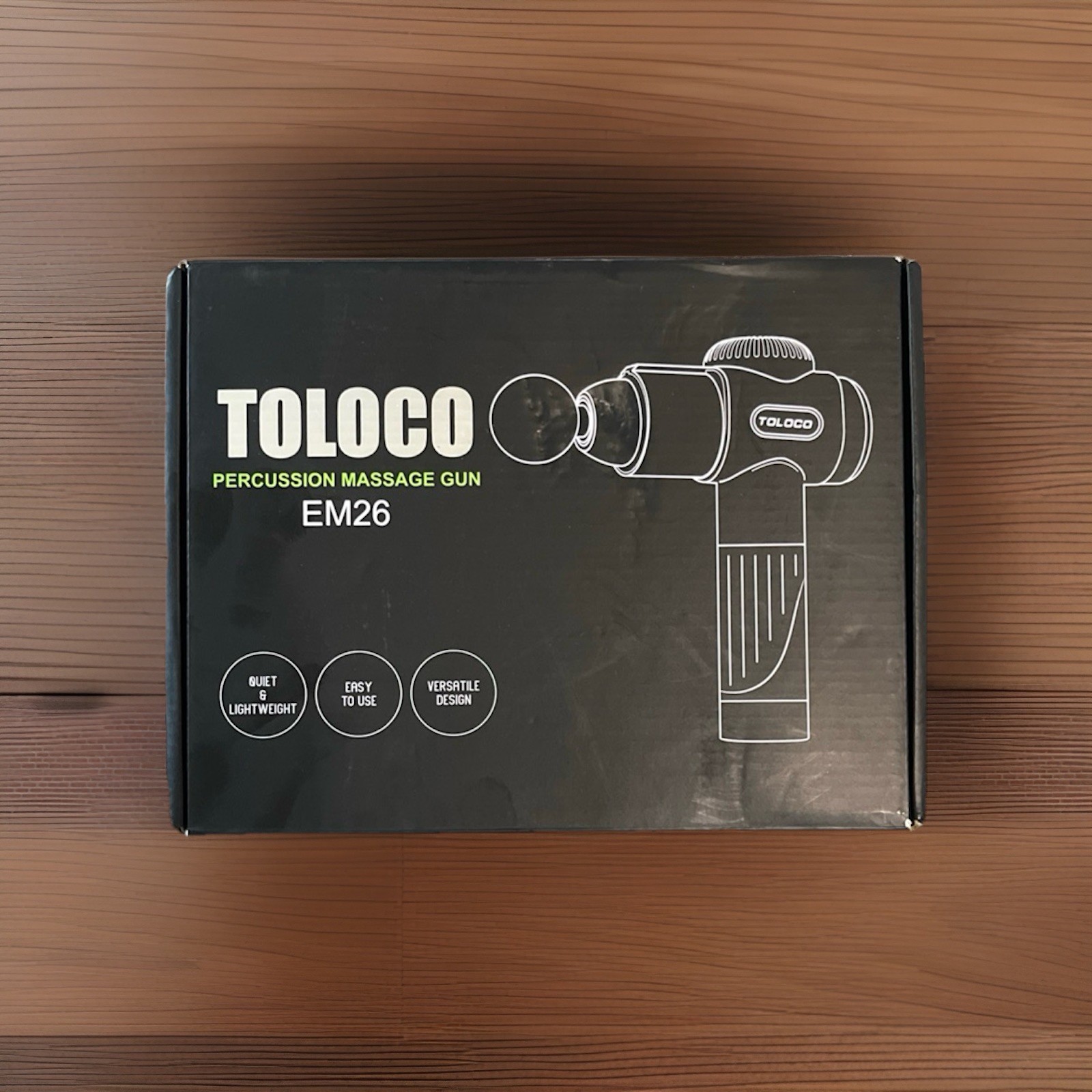 TOLOCO Massage Gun, Deep Tissue Back Massage for Athletes For Pain Relief