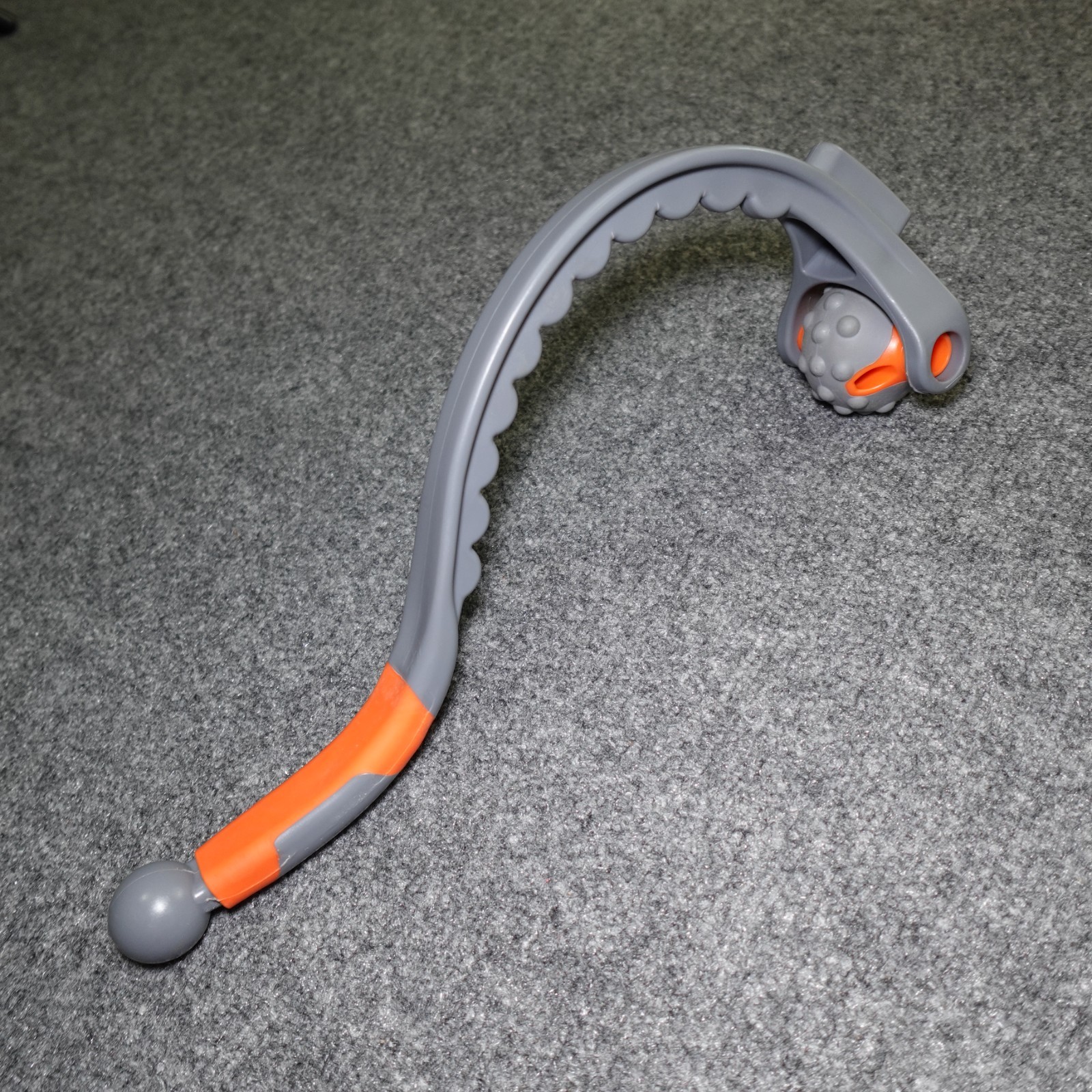 SPRI Mini Pinpoint Body Massager, Grey & Orange, Muscle Roller