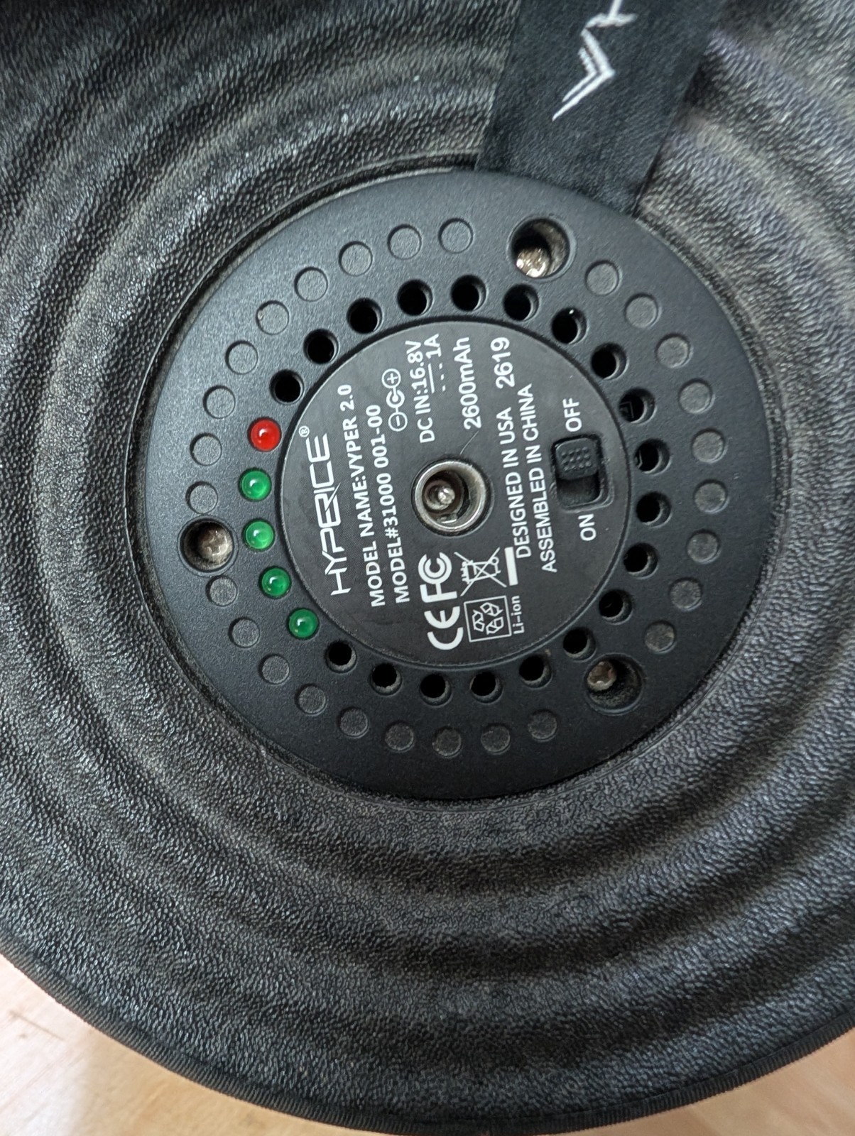 Hyperice Vyper 2.0 High-Intensity Vibrating Fitness Massage Roller