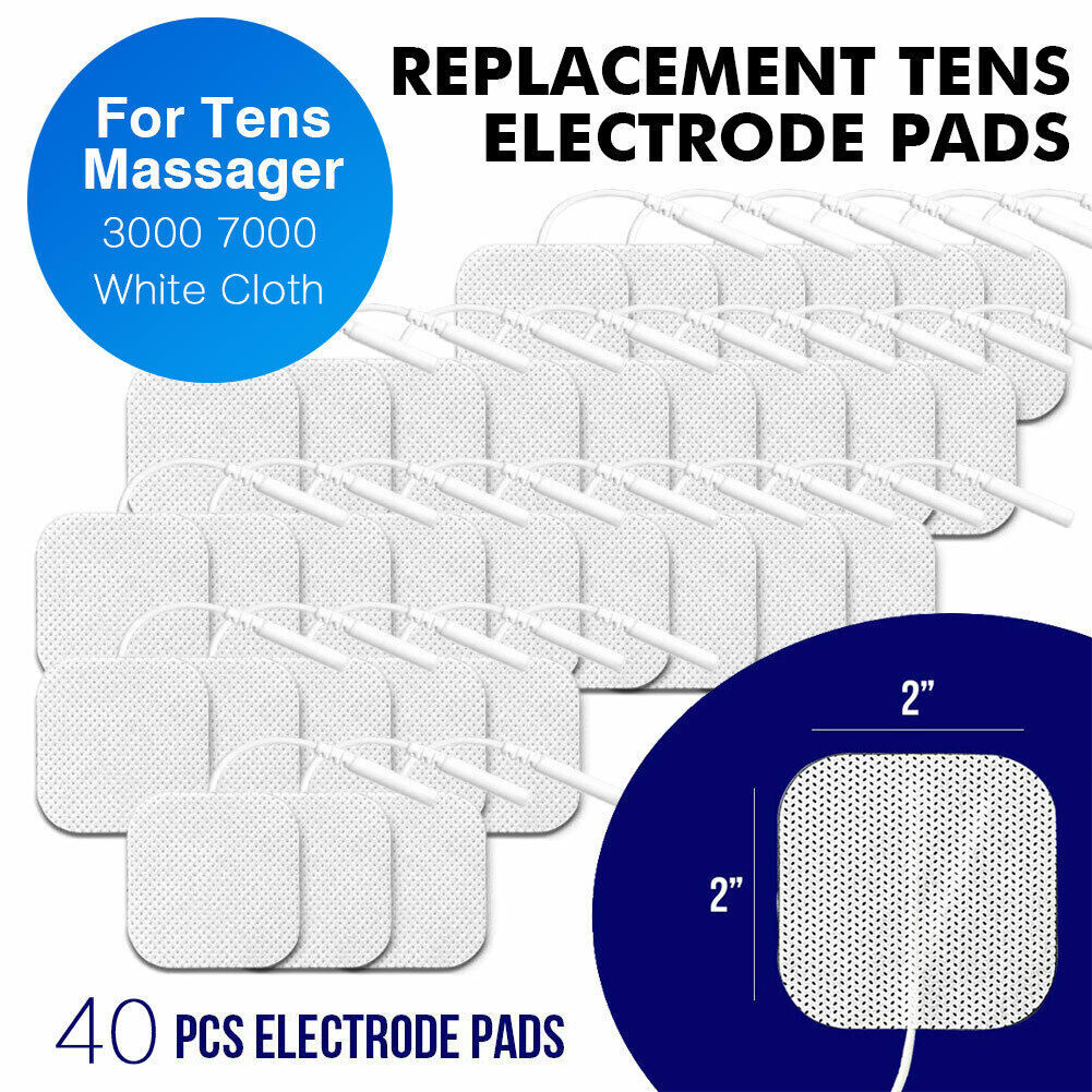 TENS Electrode Pads EMS Replacement Unit 7000 3000 2×2 Muscle Stimulator BULK