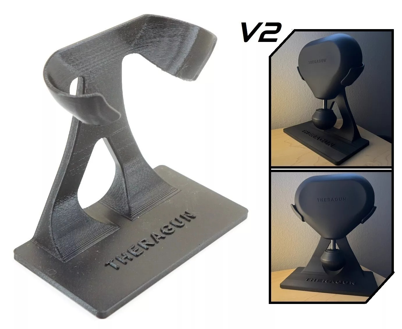 Tabletop Stand Holder For Theragun Mini Massager Desktop Vertical Mount Cradle
