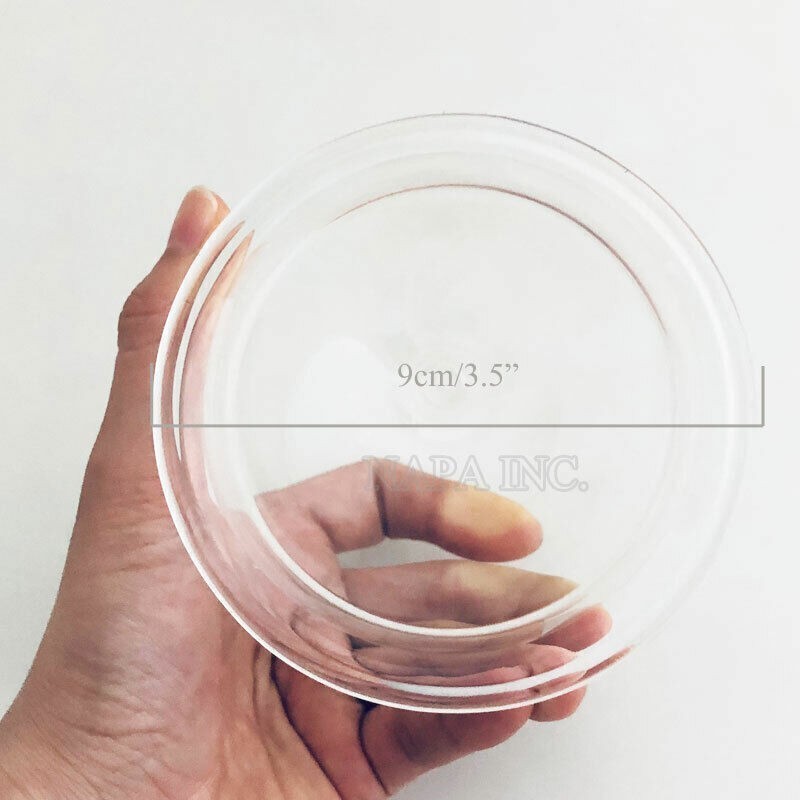 2PCS 9cm Glass Cupping Cup Replace Cups Body Massage For Vacuum Therapy Machine