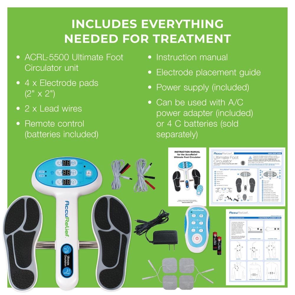 AccuRelief Ultimate Foot Circulator W/Remote