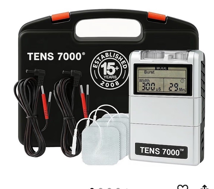 TENS 7000 Rechargeable Unit Muscle Stimulator and Pain Relief Device – Advanced