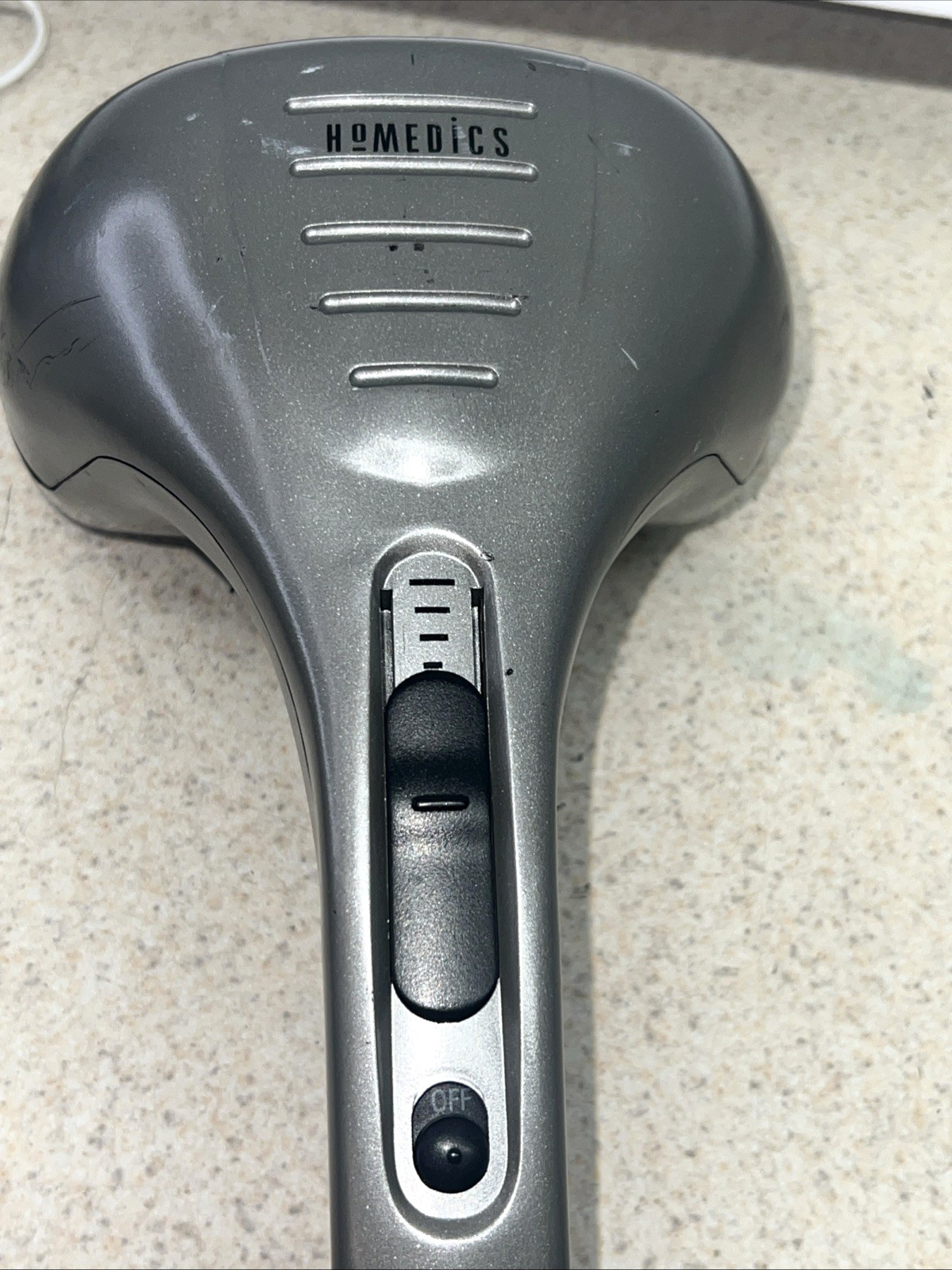 Homedics Model PA-1 Dual Head Percussion Hand Held Body Massager Tested/ Works