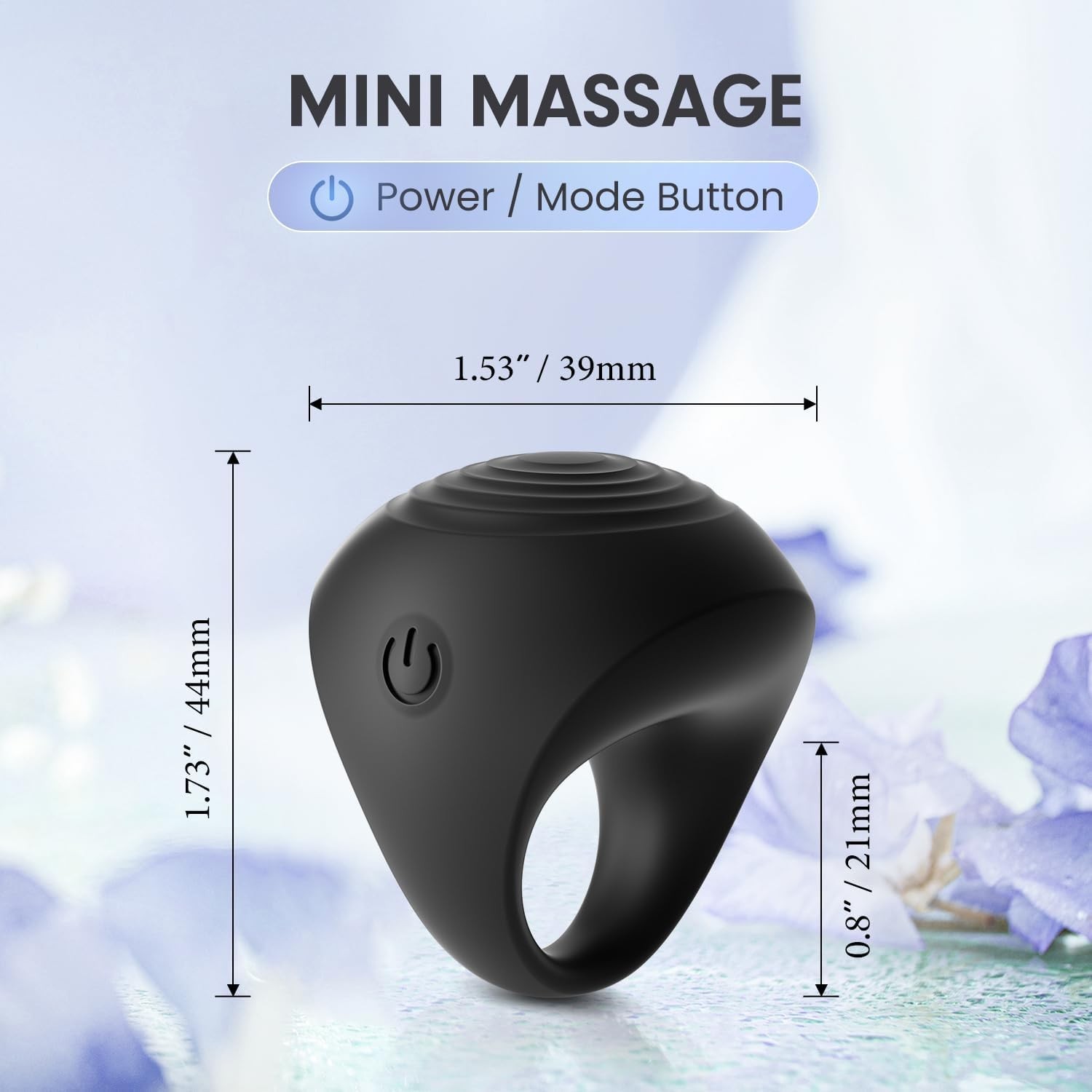 Rechargeable Soft Silicone Finger Massager – Waterproof & Lightweight Design