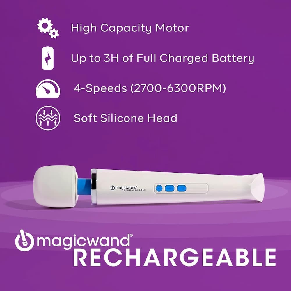 Magic Wand Massager 🍯Handheld Vibrating Full Body Massage Therapy Tool Ball