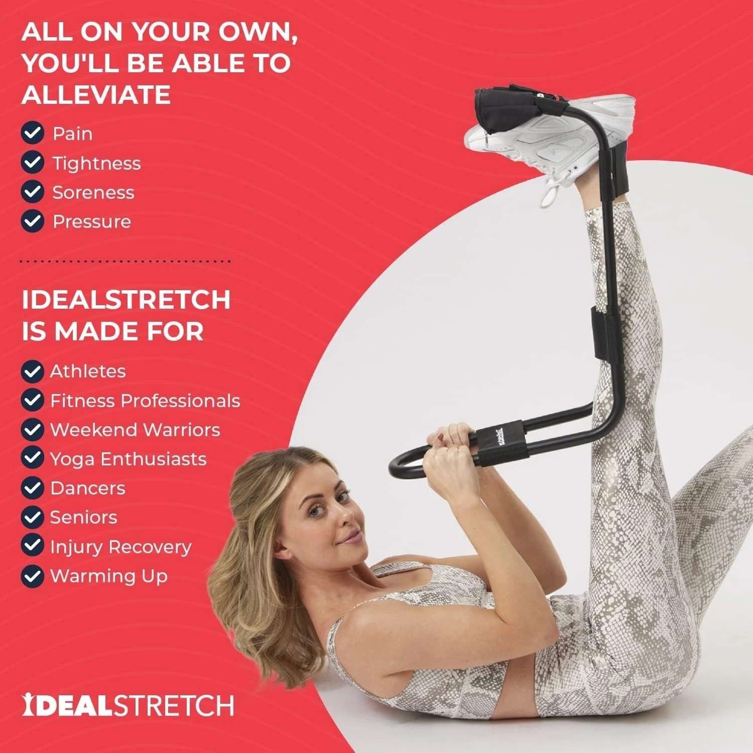 Leg Stretcher & Hamstring Stretcher – Ideal for Pain Relief & Flexibility