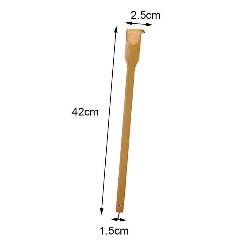 3 PCS Natural Bamboo Back Scratcher Long Reach Pick Itch Relief Tool Portable