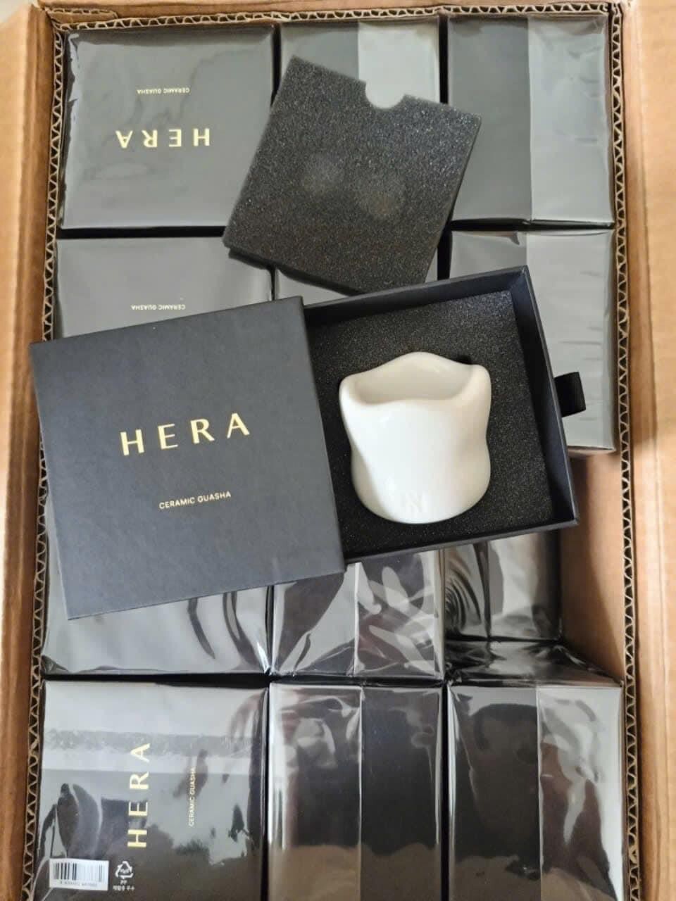 HERA Ceramic Guasha Face Massager Smooth Facial Lines K-Beauty