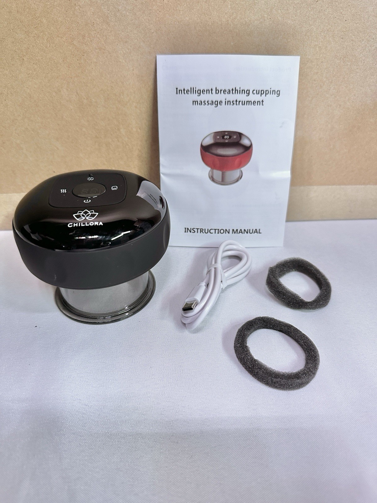 Smart Electric Cupping Therapy Massager Vacuum Heating Suction Cellulite Tool