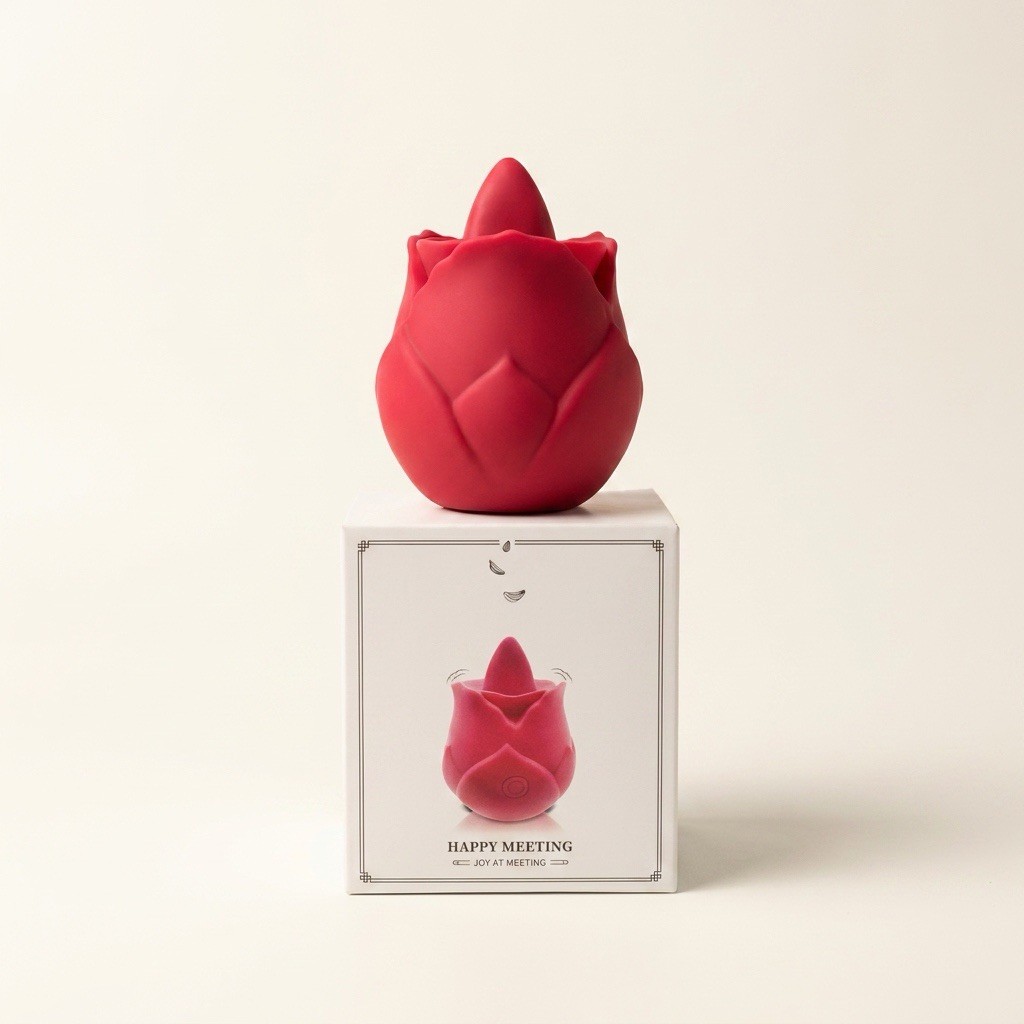 Multispeed-Personal-Massage-Rose-Vibrator-Licking-Massager-for-Women 2024 NEW