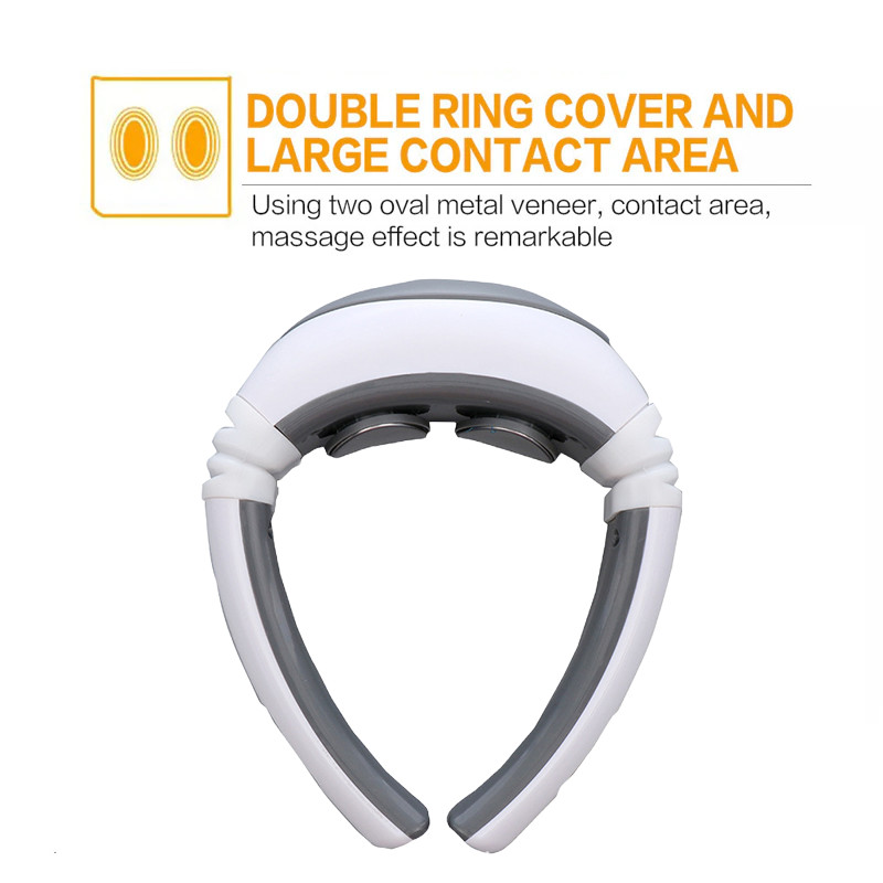 Electric Cervical Pulse Neck Massager Muscle Relax Massage Magnetic Therapy US