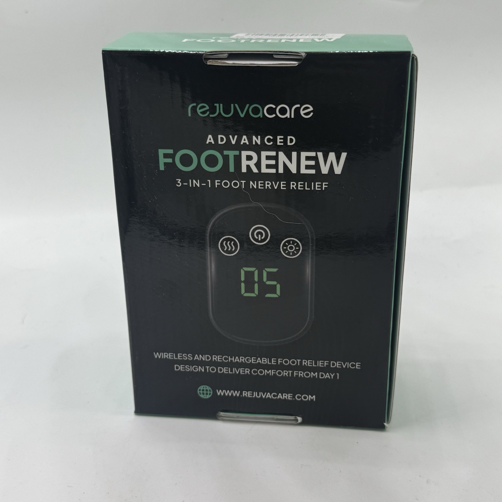 Rejuvacare Foot Renew Advanced 3-in-1 Foot Nerve Relief Single Ankle Massager