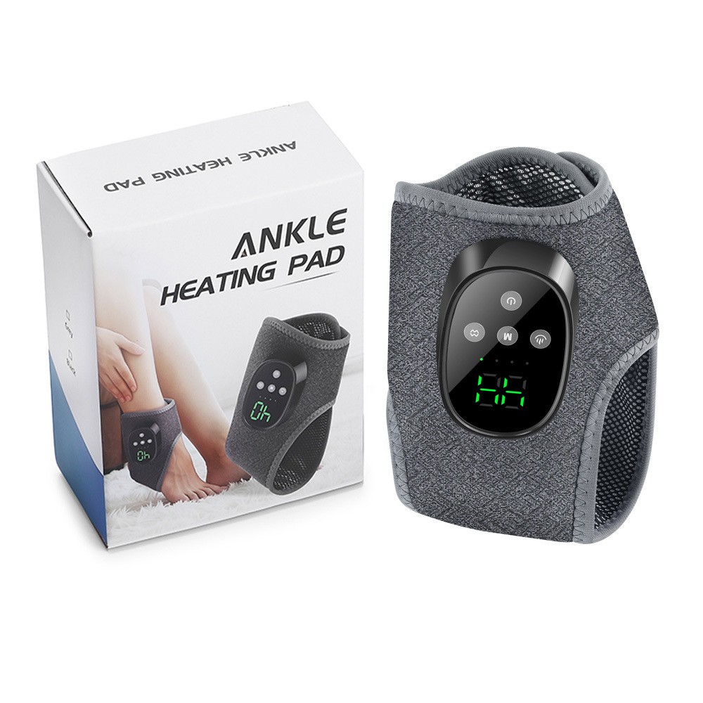 Cordless Foot Ankle Massager for Pain Relief 4 Heating Levels, 4 Vibration Modes