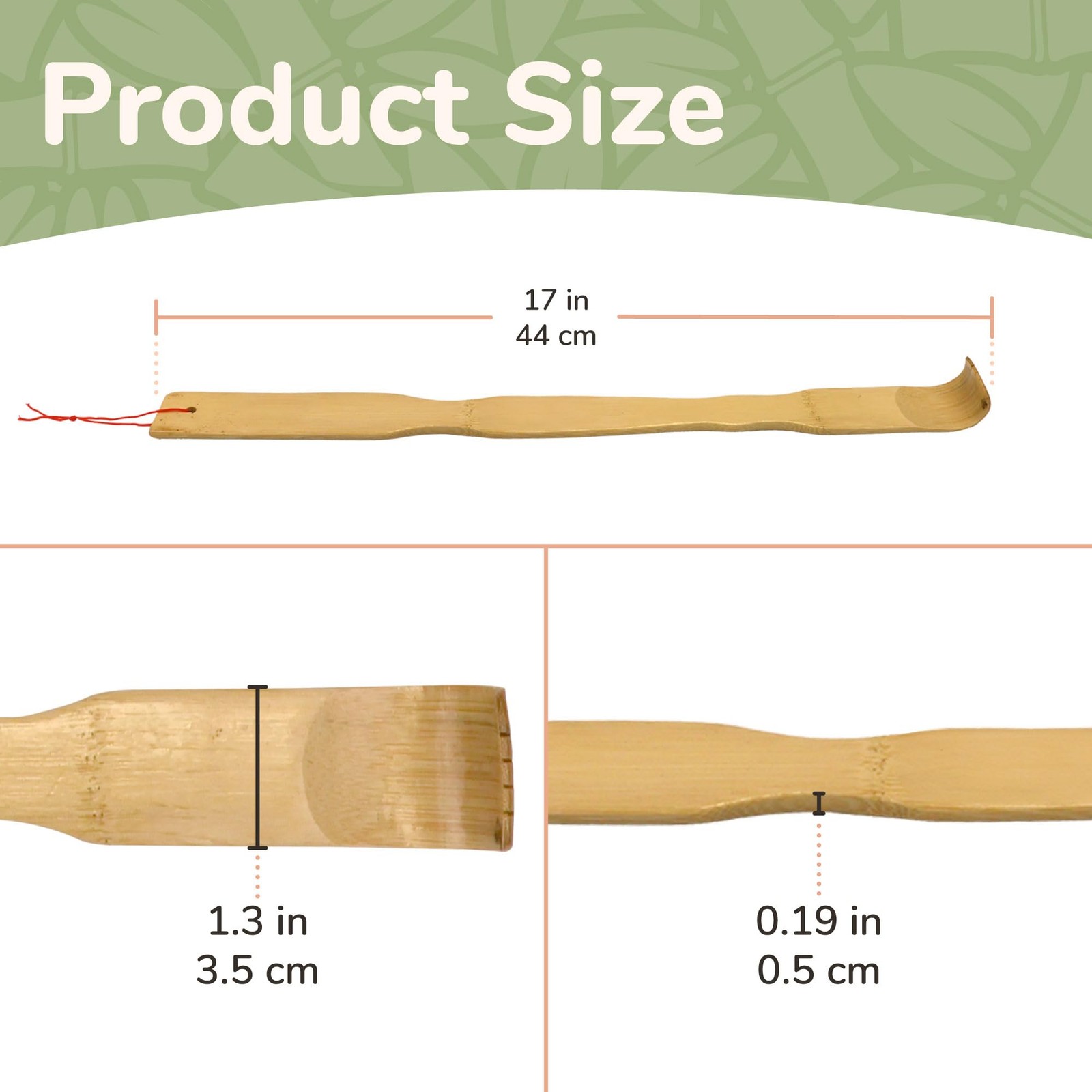 BambooMN 17 Inch Bamboo Wooden Back Scratchers Plus Travel Size Backsratcher …