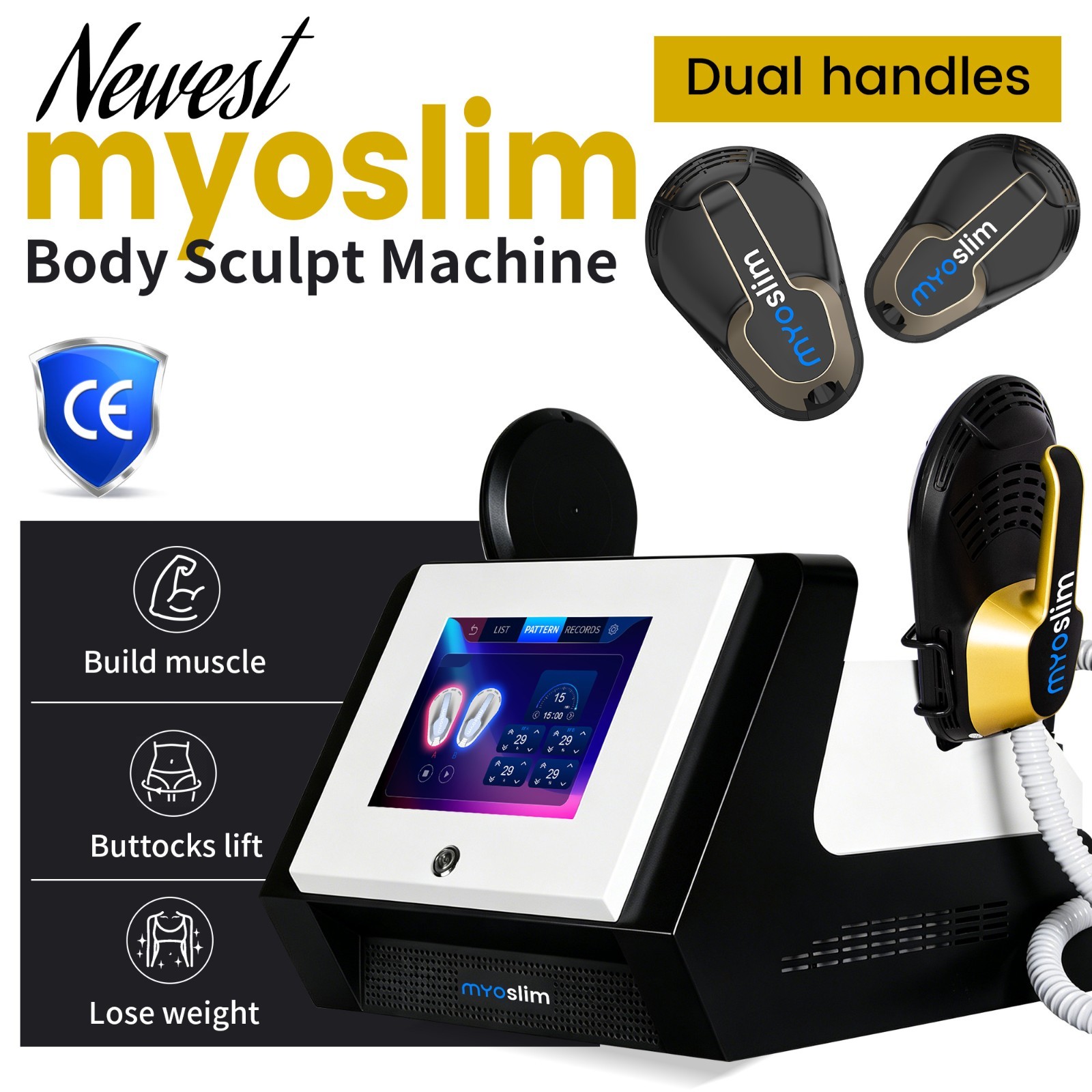 MYOslim Neo Body Shaping Machine HI-EMT Muscle Toning & Sculpt Magnetic Massager