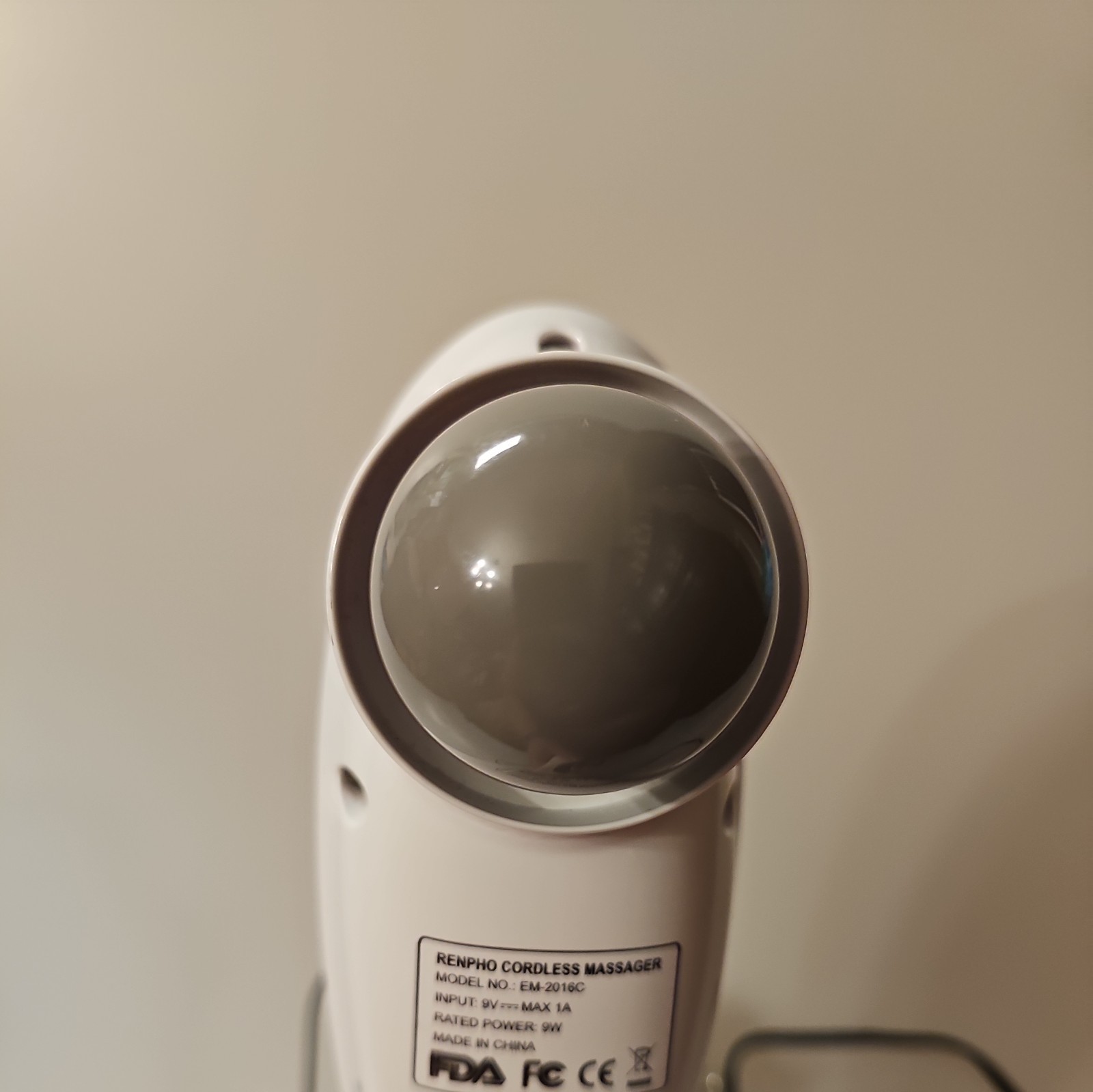 Renpho Rechargeable Full Body Personal Massager EM-2016C-White Tested