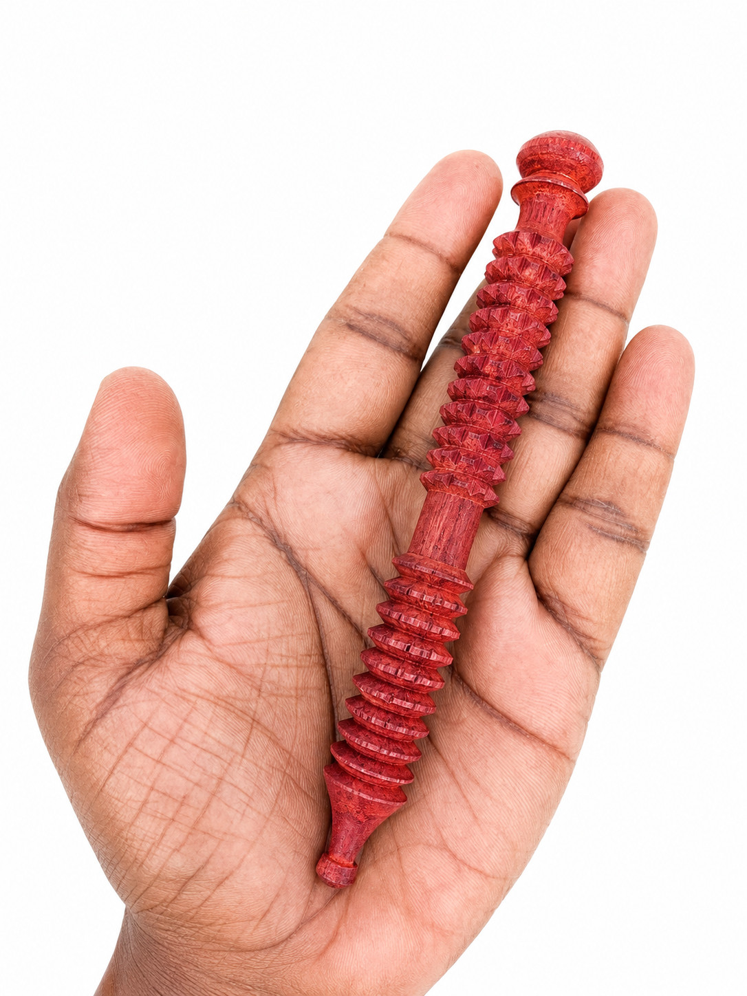 5 Wooden Massage Sticks & 5 Acupressure Rings Hand Massage Combo Pack