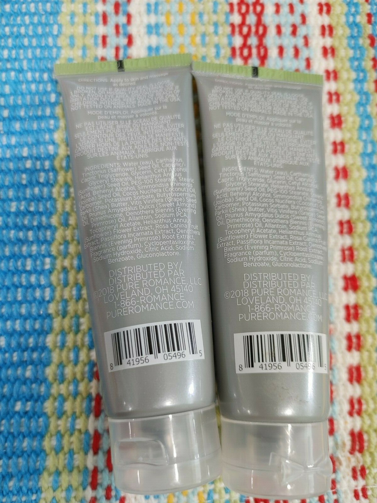 Pure Romance Heart Massager and (2) 1 FL.OZ Serenity Sugar Melon Lotion NEW