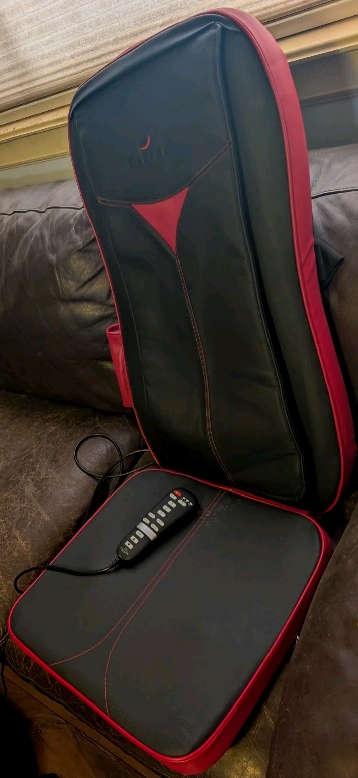 CASADA Quattromed III MASSAGER Chair CUSHION PAD BACK NECK JADE HEAT PORTABLE