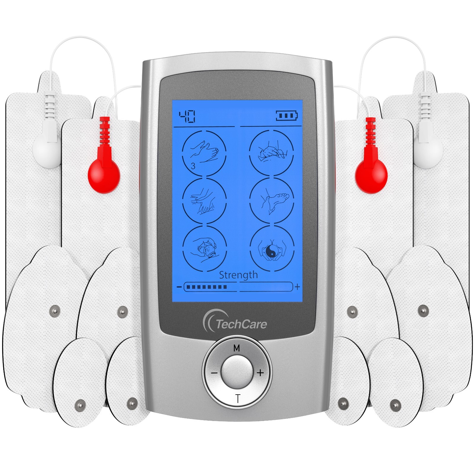 Tens Unit Muscle Stimulator 24 Modes Dual Channel Massager Comes with 10 Pads