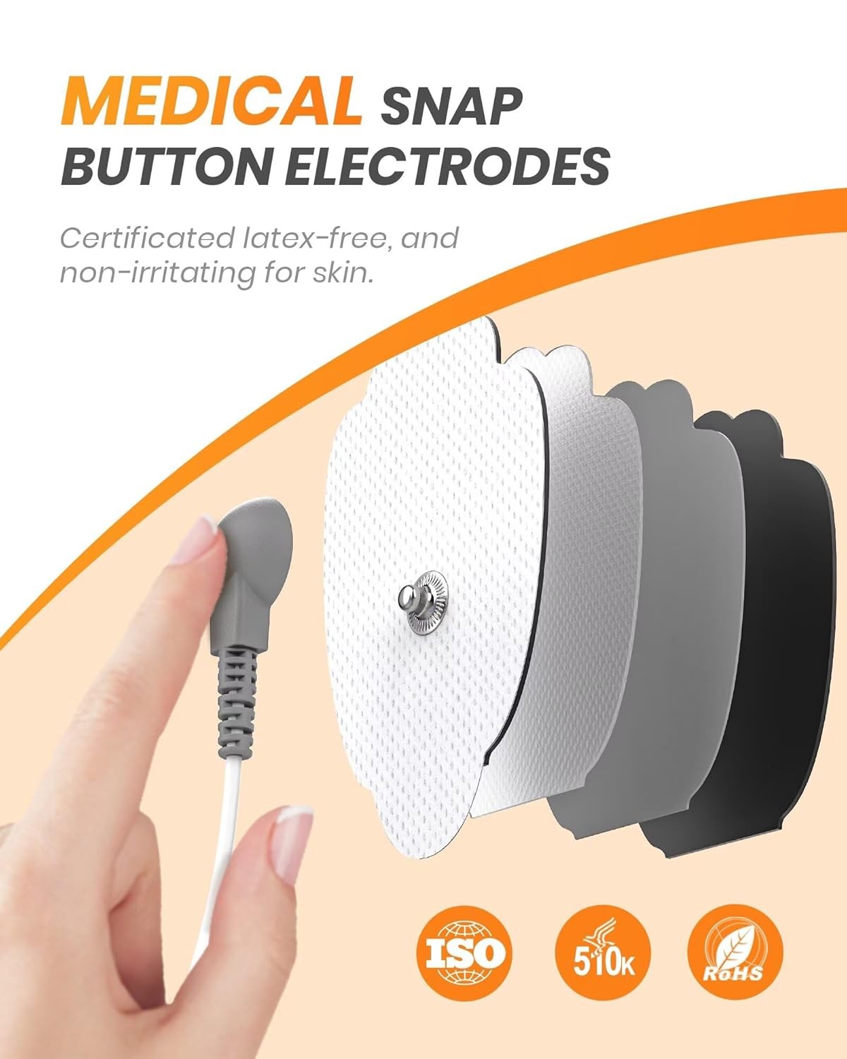 AVCOO 30 Modes TENS EMS Muscle Stimulator Compact Portable Pain Relief Device