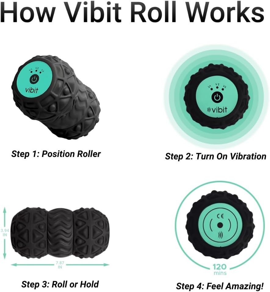 Electric Foot Massage Roller Deep Tissue 3 Levels