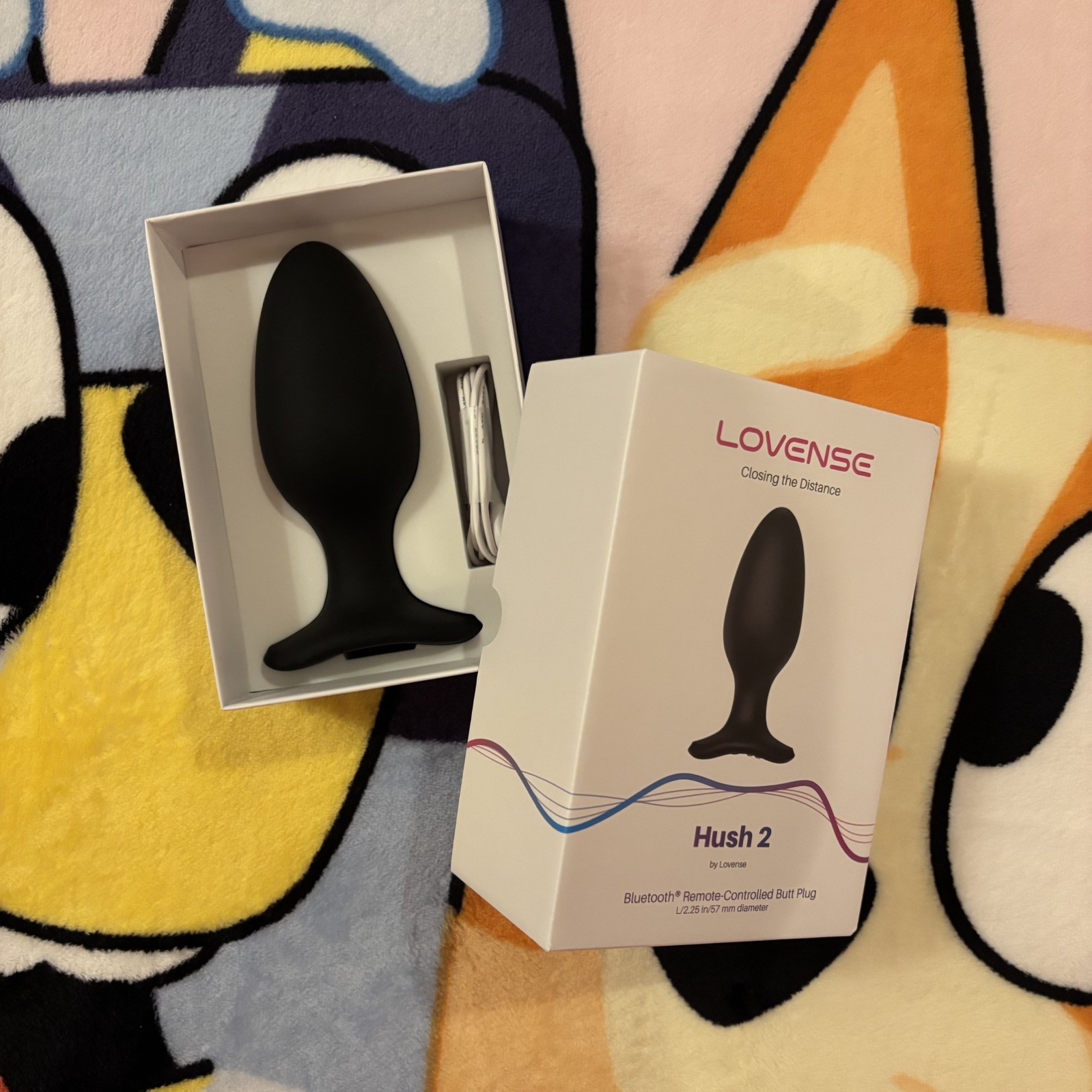 Lovense Hush 2 Large Bluetooth Wearable Massager Bluetooth NEW OPEN BOX