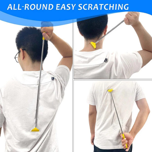 3 Pack Bear Claw Telescopic Metal Extendable Back Scratcher Back Massager Gift