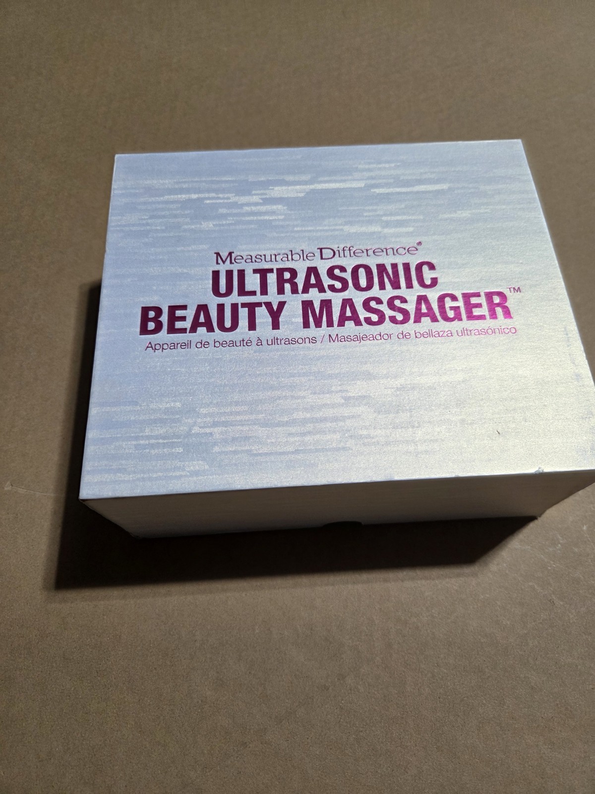 Measurable Difference Ultrasonic Beauty Massager New Open Box Discontinued