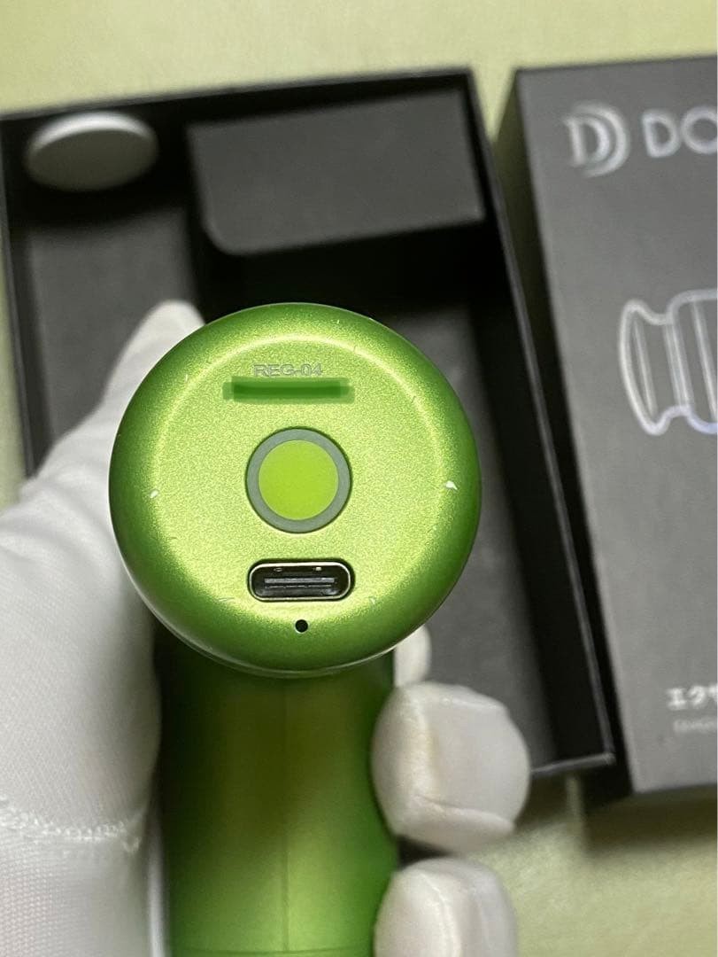 Doctor Air Exagan Hyper REG-04 Green Lightweight Compact face care Massage Used