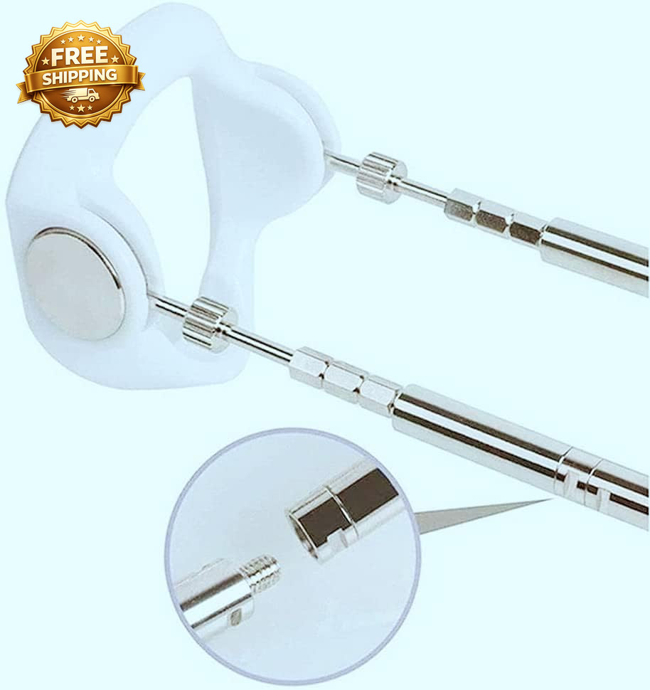 White Penile Traction Device Effective Penile Enlargement Stretching Exercise