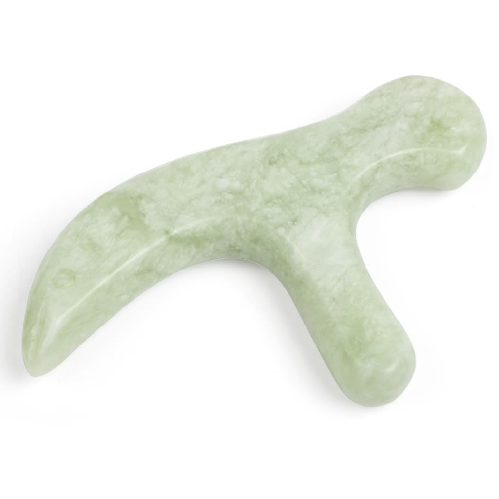 ewinever Ewin24 Natural Jade Foot Massager 1 Count (Pack of 1), White