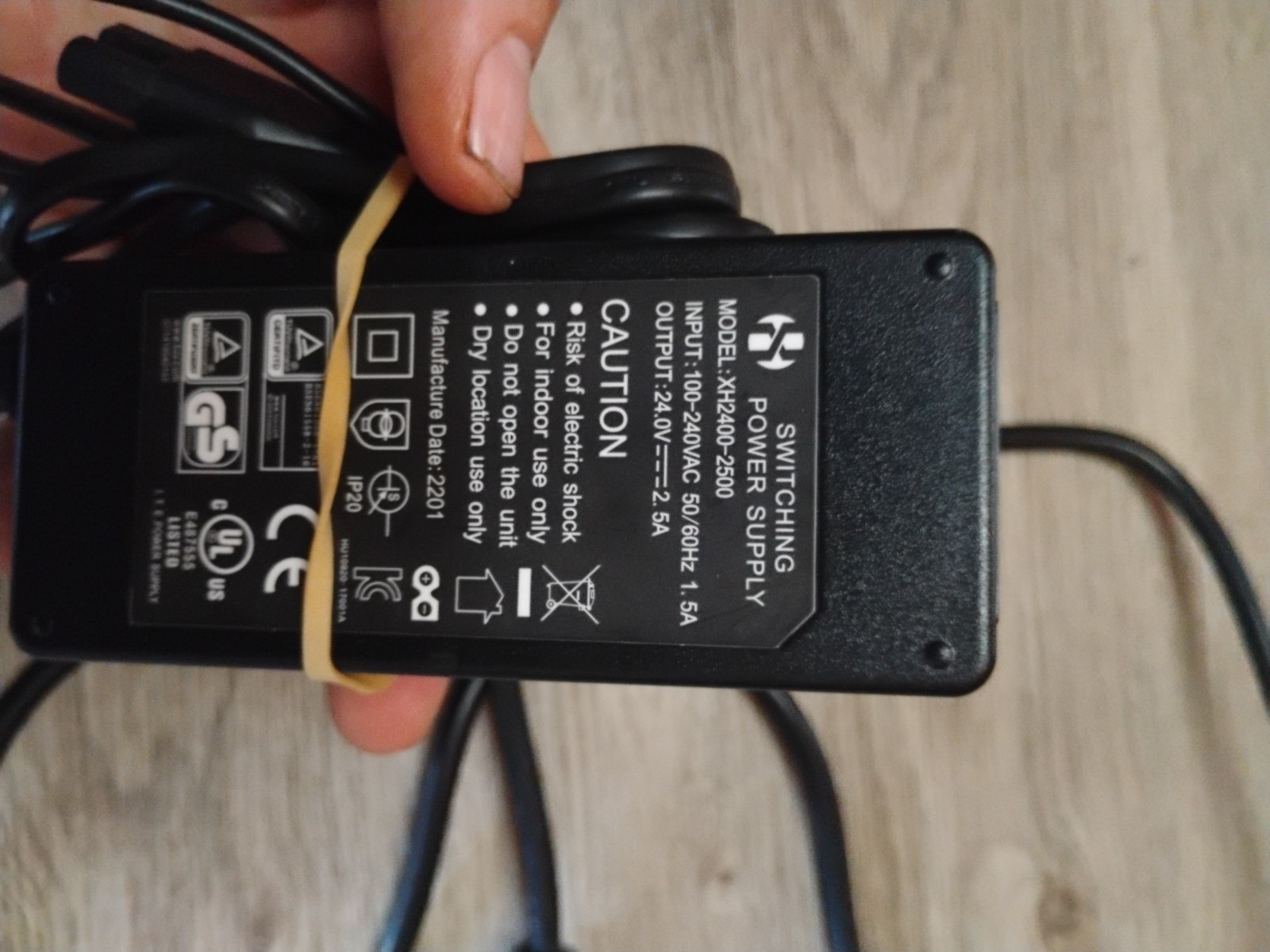 OEM Miko Foot Massager Replacement Part Power Cord, AC Adapter No Remote MMF-01C