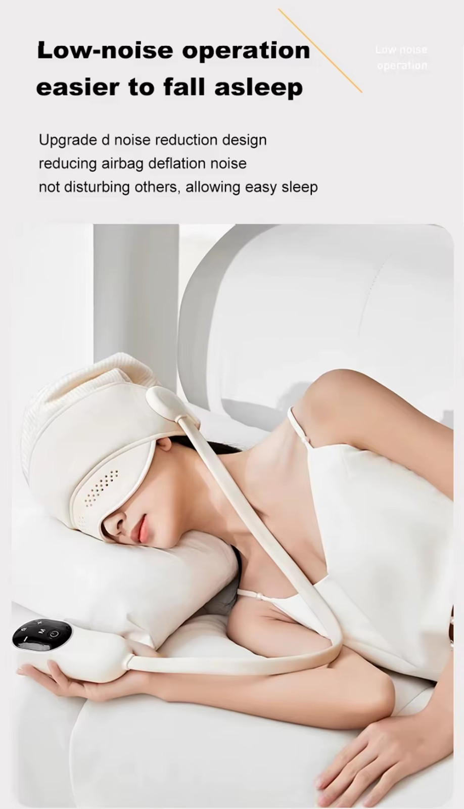 Air Pressure Head Massager Eye Massager Relaxation Eye Hot Compress Soft PVC