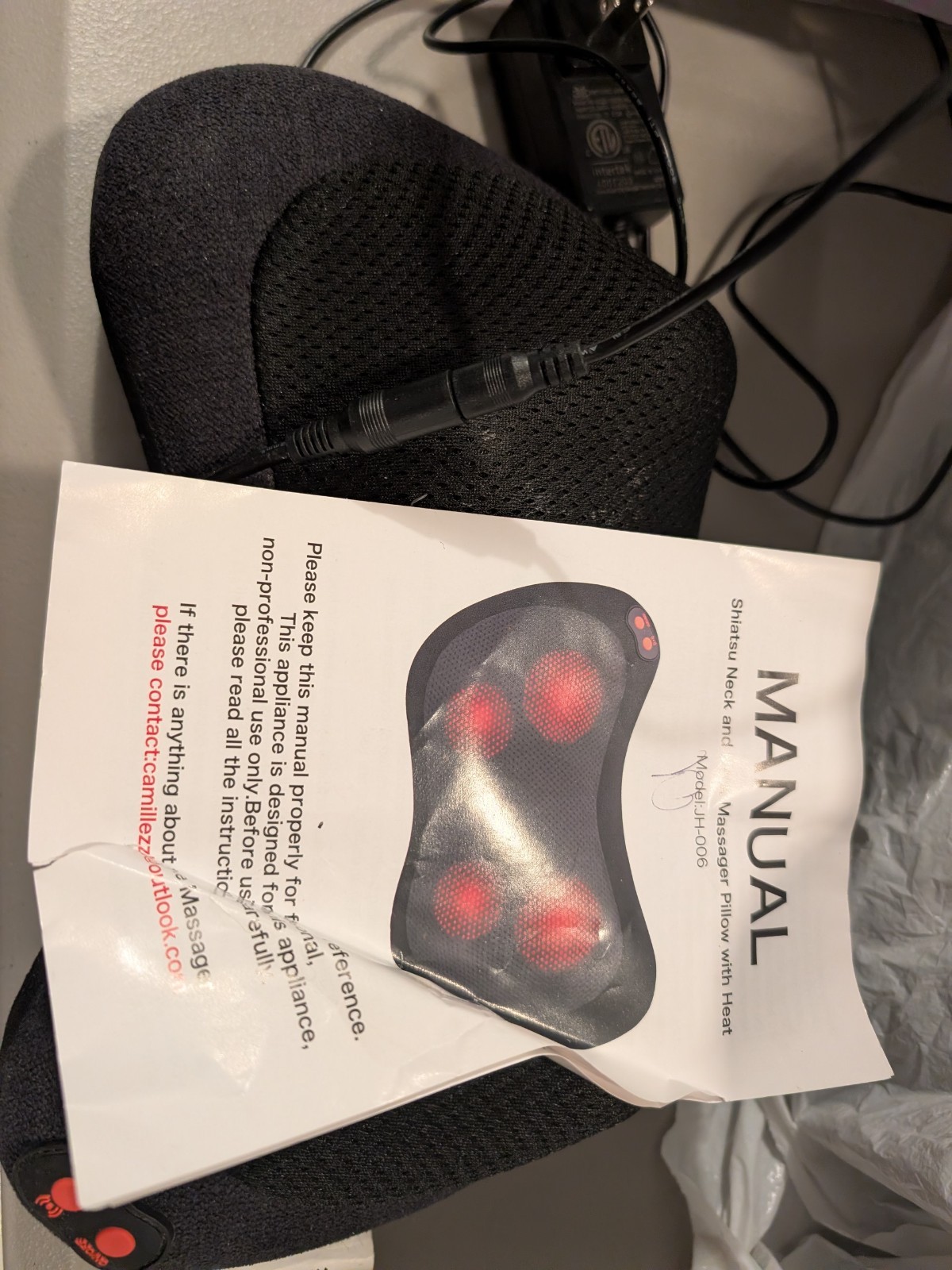 Papillon Back Massager with Heat,Shiatsu Back and Neck Massager with Deep Tissue