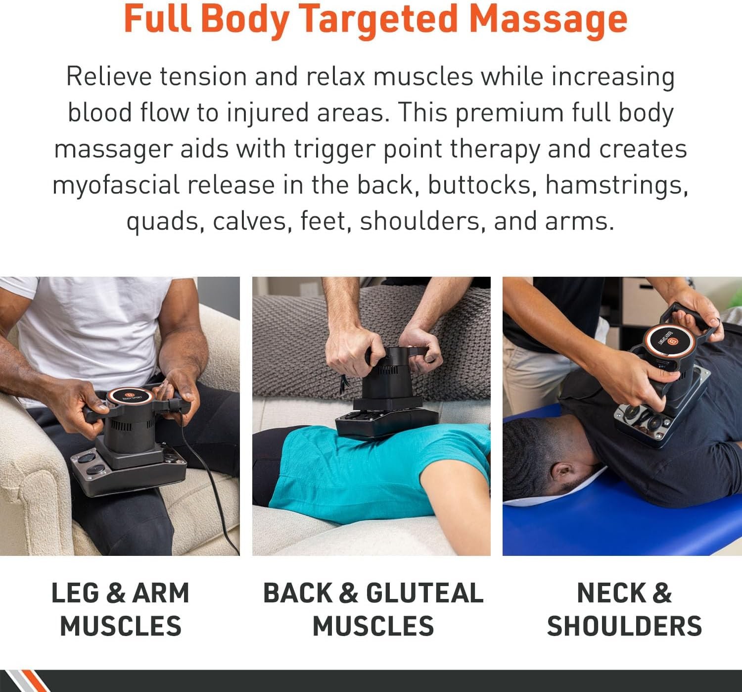 Body Sport Therapeutic Variable Speed Massager Pain Relief