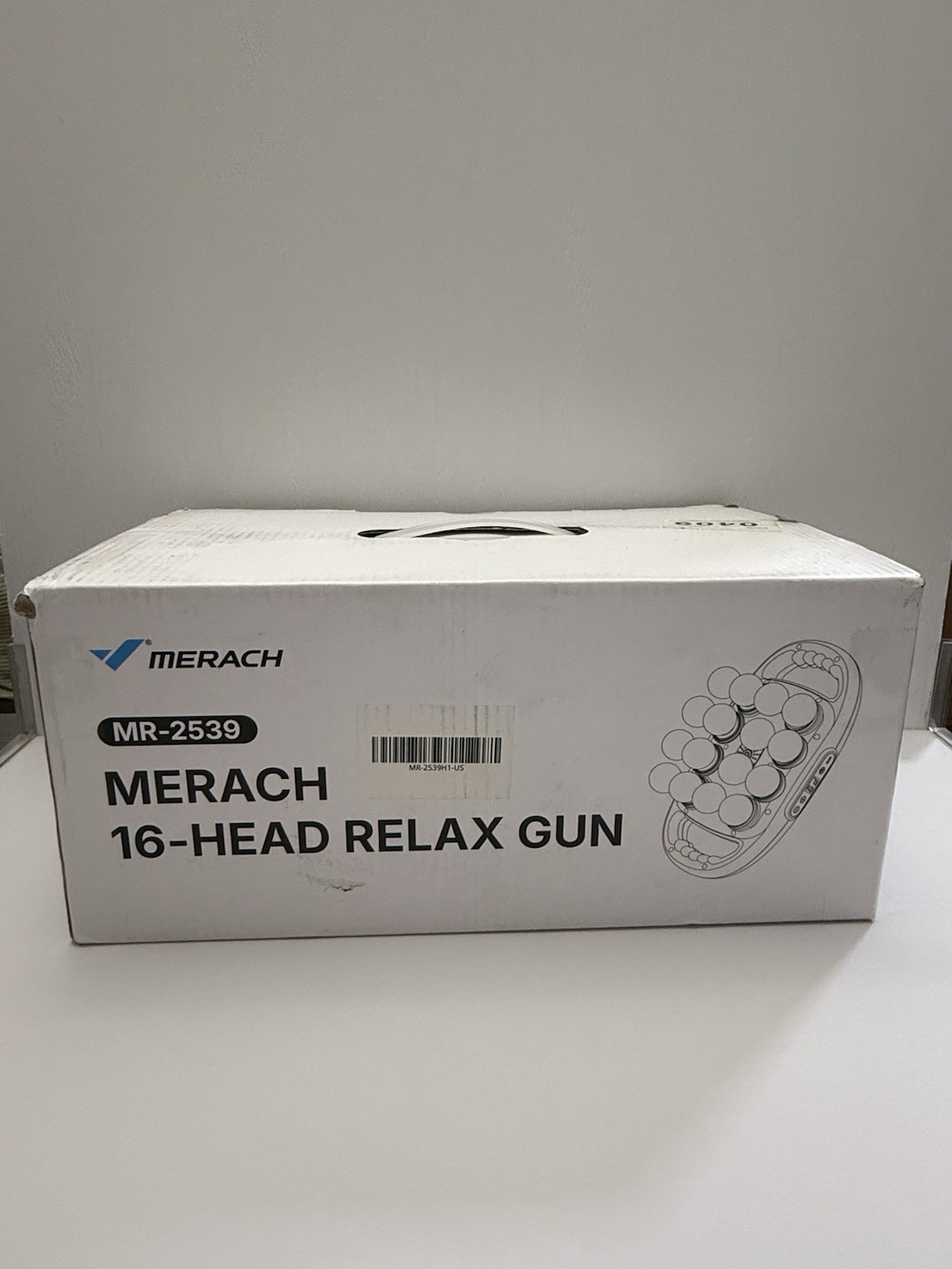 Merach 16-Head Massage Gun with 9 Modes, Deep Tissue Percussion with 30 Levels