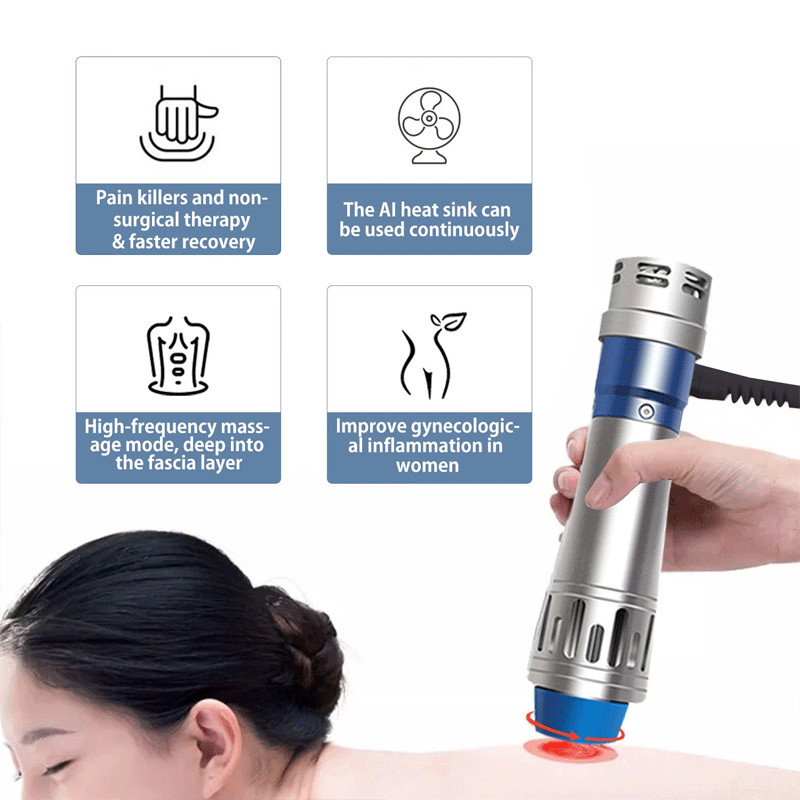 Focused Shockwave Therapy Machine Shock Wave Body Massager Pain Relief Treatment